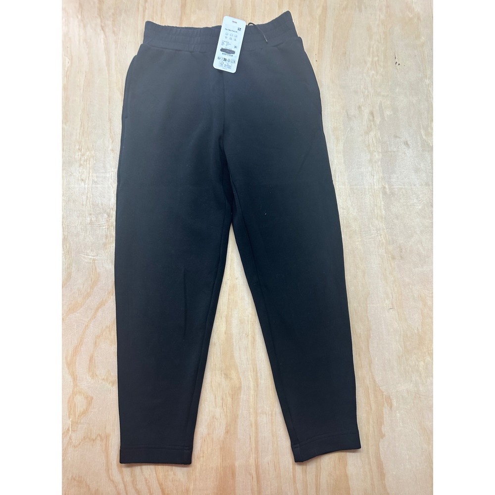 Varley DoubleSoft Slim Sweatpants Black Elastic Waist‎ Joggers XS VAR01584
